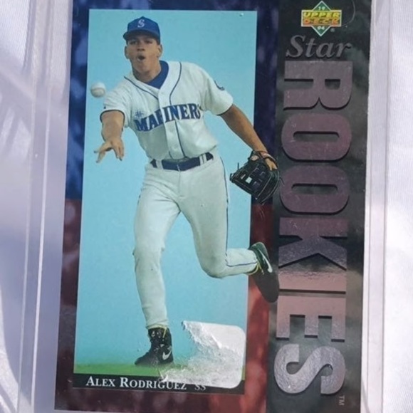 1994 Alex Rodriguez Upper Deck Rookie Card Open to reasonable offers - Picture 4 of 9